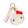 Adorable Sanrio Soft Rubber Keychain Wallets Ideal For Gifting And Collecting