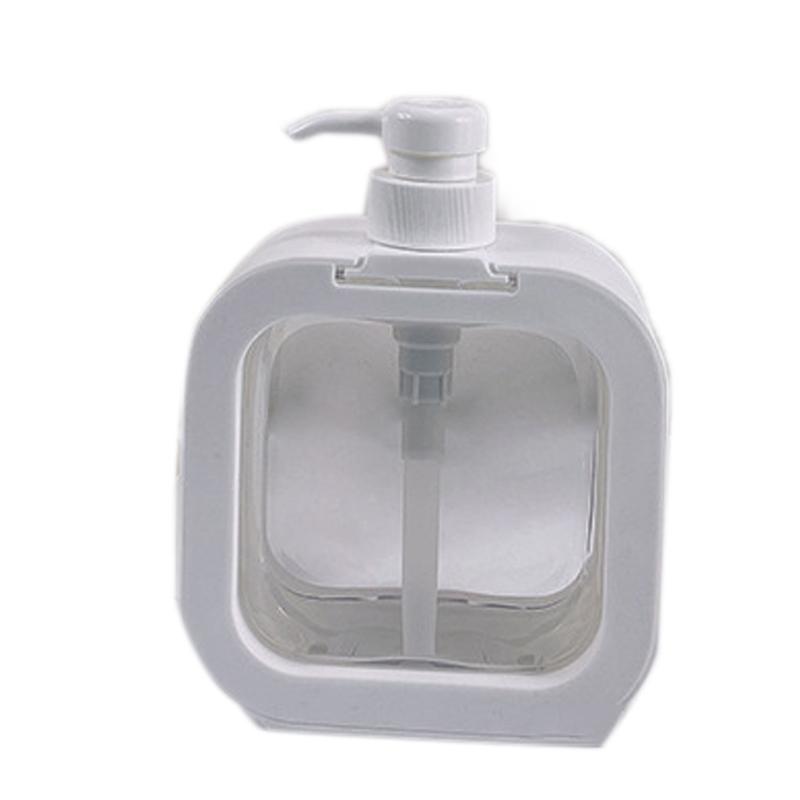 Leere Lotion-Pumpe Flasche Geruchlos Transparent PET 500ml Recycelbar Nachfüllbar Lotion Spender für