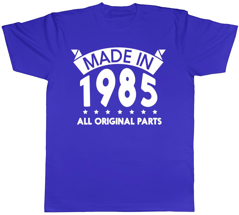 Made in 1985 All Original Parts Birthday Mens Short Sleeve T-Shirt XXXL
