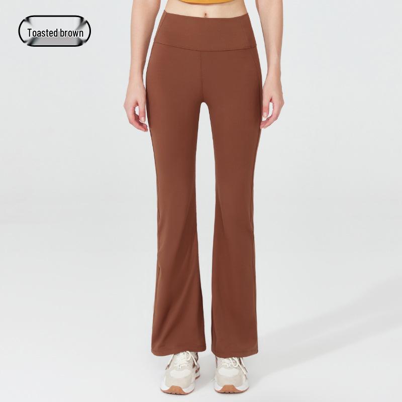 

Женские леггинсы для йоги с высокой талией и микро-клешем с карманами - Ощущение обнаженности, Спортивная и танцевальная одежда с эффектом лифтинга бедер Extra Large