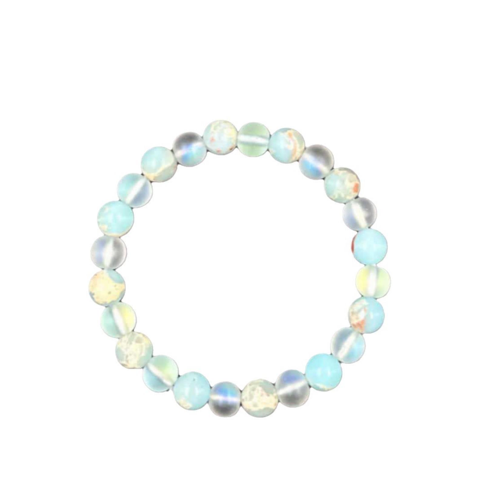 8mm Orange Crystals Are Made Into A Stylish Bracelet One Size