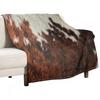 Cow Skin Texture Series Digital-printed Polyester Bedroom Velvet Flannel Cover Blanket Fleece Soft Sofa Cover Blankets for Beds