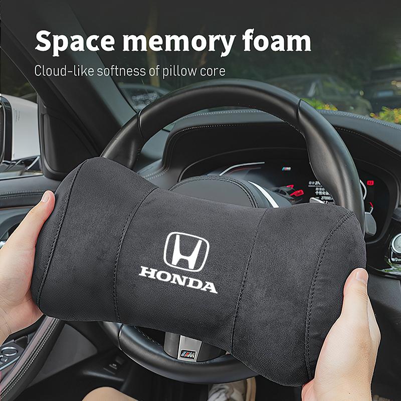 Car Seat Headrest Protect Neck Pillow Seat Waist Pillow For Honda Civic Accord Crosstour Spirior Odyssey Avancier UR-V Sienna