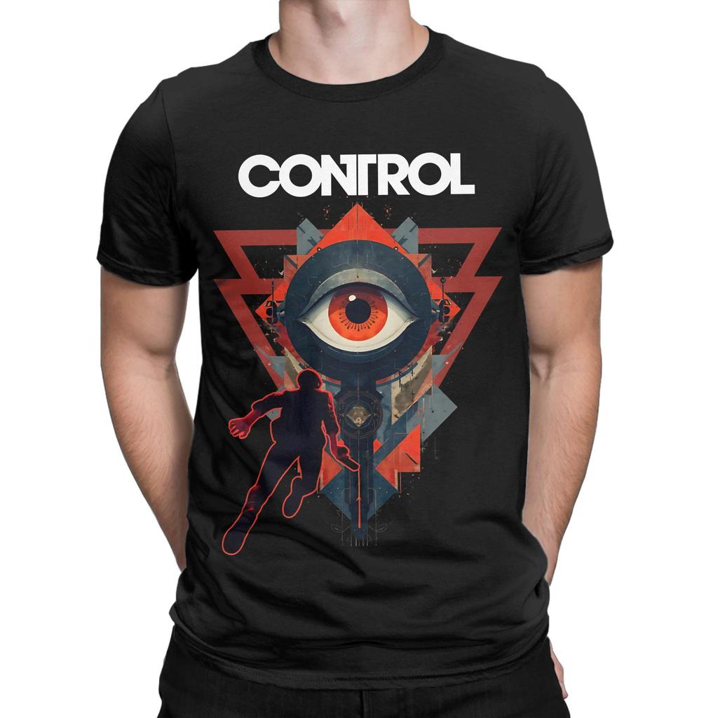 Jesse Control Graphic Funny 100% Cotton T-Shirt Control Tops Tees For Men