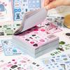 80 Sheets, Vintage Korean Style, Daily Journal Series, Coated Paper, Scrapbook Diary Decorations, Creative DIY Materials, Stickers, Self-adhesive