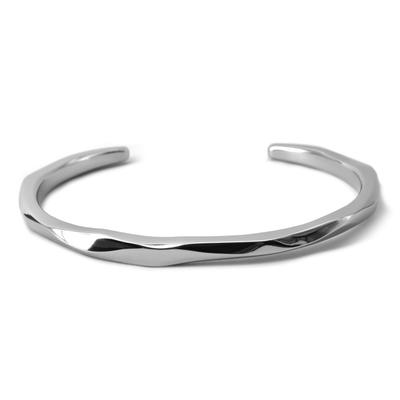 Lionheart Men's LH-1 Nuance Bangle Bracelet, Surgical Stainless Steel 316L (Includes Pouch)