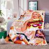 Singer Zara Larsson Midnight Sun Blanket For Sofa Office Bed Plane Travel Sleep Read Relax Camping Soft And Warm