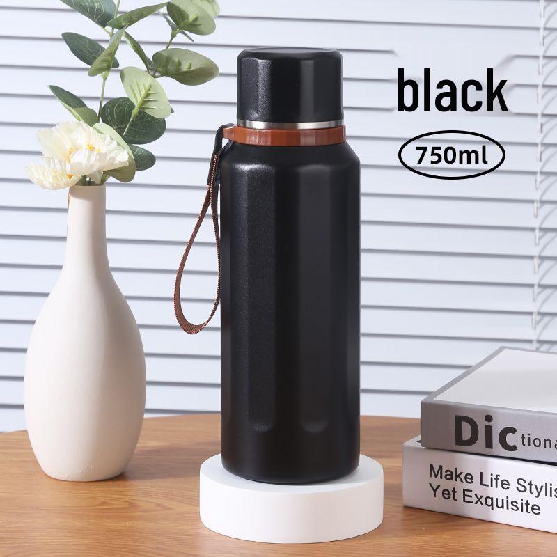Large Capacity Stainless Steel Student Thermos Bottle with Lid