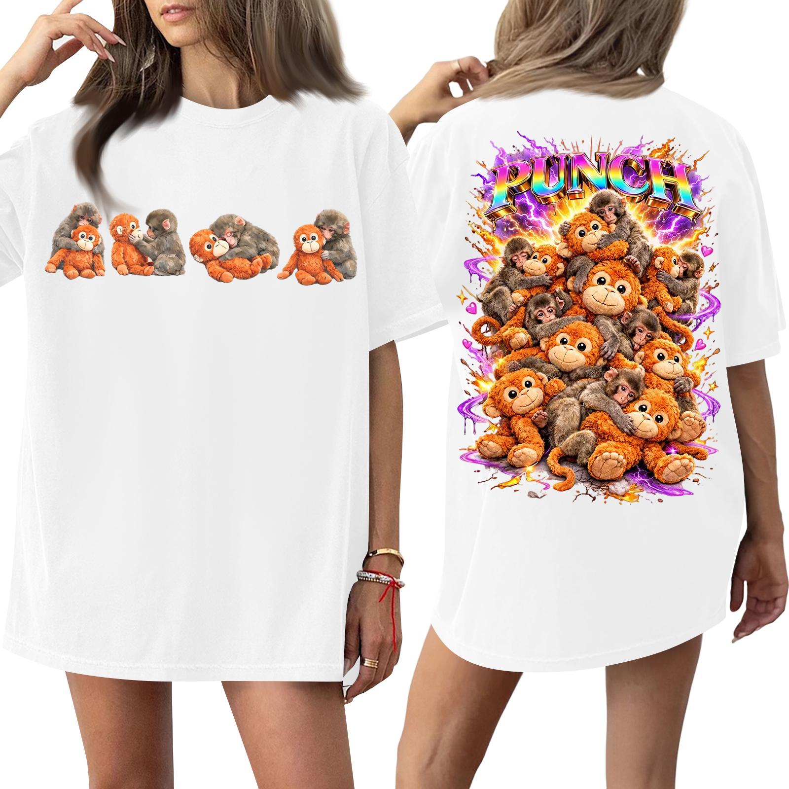 

Жіноча футболка з круглим вирізом, з принтом, з короткими рукавами XL