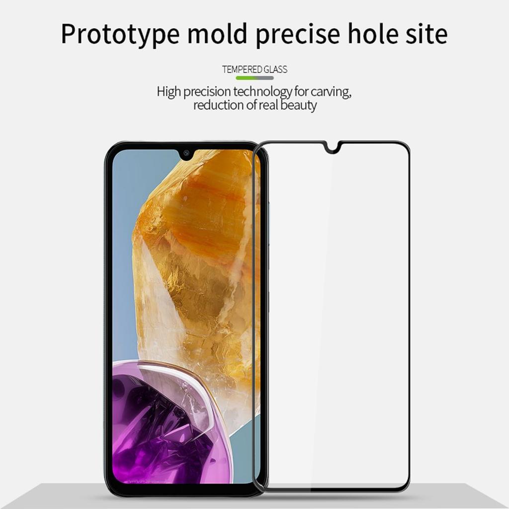PINWUYO JK 3D Curved Tempered Glass Film-2 for Samsung Galaxy M15 5G/F15 5G Full Screen Protector
