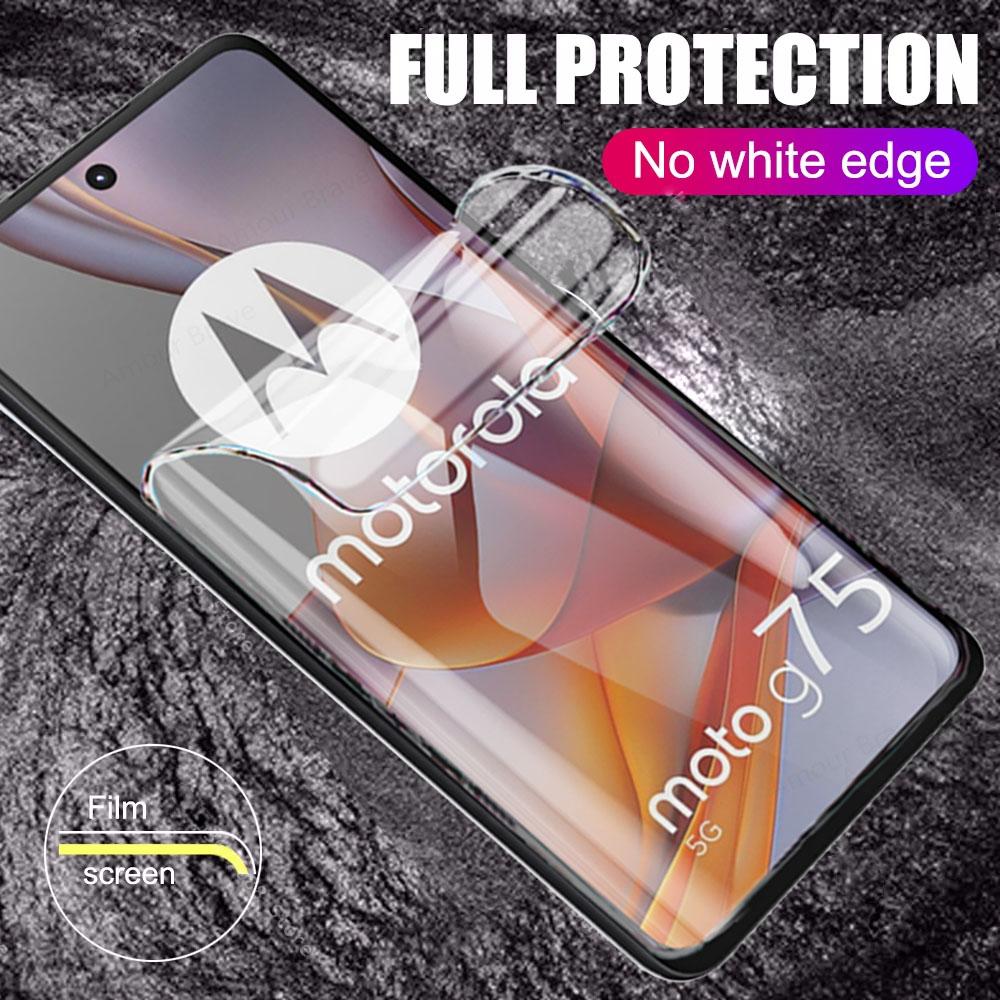 4 Stück Hydrogel-Folie für Motorola G85 G84 G14 G72 G82 G45 G55 G35 G75 Moto Edge 40 50 30 Neo Pro Edge 60 Fusion Displayschutz