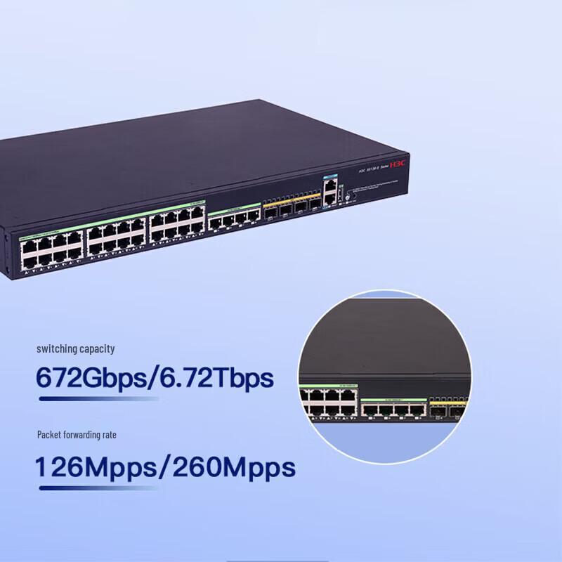 H3C S5130S-28T4X-EI-Q-G Gigabit Managed Switch