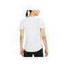 Nike Ležérní prodyšný, rychleschnoucí trénink, sportovní triko s kulatým výstřihem, krátký rukáv, dámské topy, bílá DD0619-100
