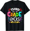 Third Grade Rocks Teacher Students Unisex T-Shirt