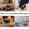 Certified Hematite Crystal Ball for Meditation - Premium Crystal Vastu Items for Home and Feng Shui Items for Good Luck