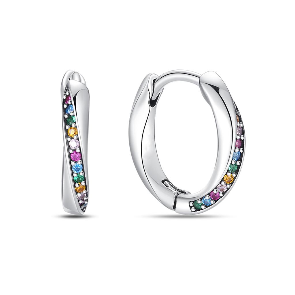 Copper Plated Woman Hoop Earring Original Pendientes Luxury Jewelry Gift