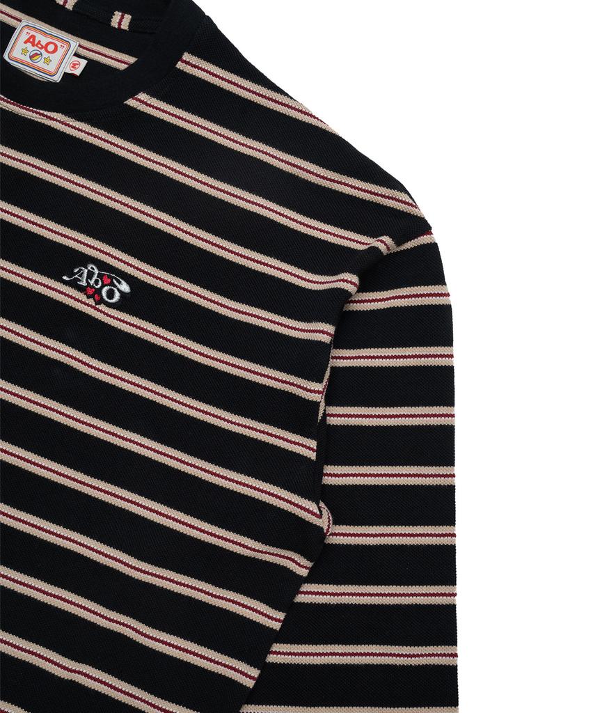 Olbeoswon Pique Long Sleeve Black