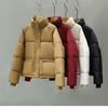 Autumn and Winter Down Cotton Clothes Women's Short Stand-up Collar Small Bread Clothes Jacket