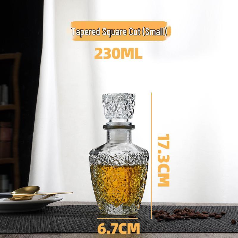 Transparente Glasflasche für Baijiu, Whiskey, Wein – Versiegelt und Perfekt für die Heimbrauerei.