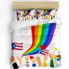 3d Print Puerto Rico flag Bedding Set Duvet Cover 1 Duvet Cover 2 Pillowcases Adult and Kids Bedding Set Luxury Children's Gifts