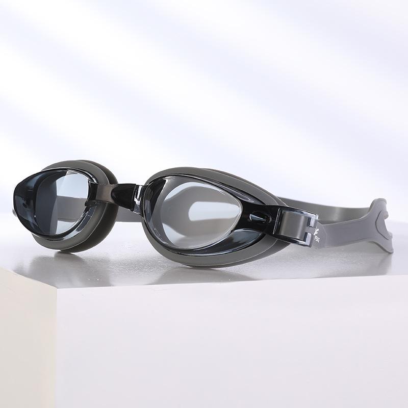 Men's & Women's Anti-Fog Waterproof HD Swimming Goggles for Adults - Plano Myopia, Transparent Lens, Professional Use