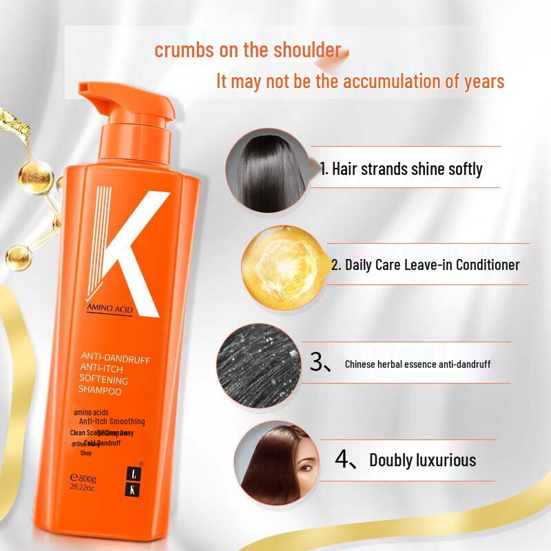 LK Anti-Dandruff Shampoo, Body Wash & Conditioner Set