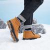 Winter Fur Lined Warm Lightweight Shoes Outdoor Anti-slip Snow Boots for Couple New Thicken Fleece Lined Casual Short Booties