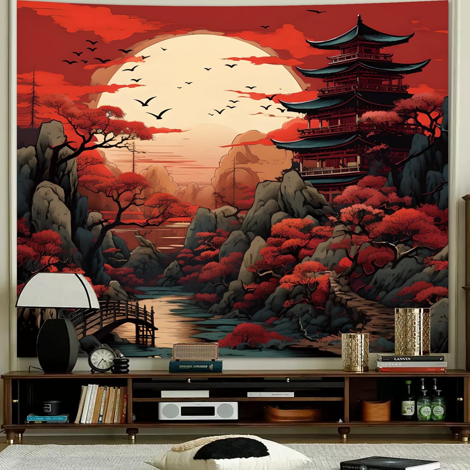 Japanese anime wall tapestry 75x100