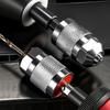 Hex Shank Drill Chuck Adapter Knurled ThreeJaw Metal Power Tool Accessory