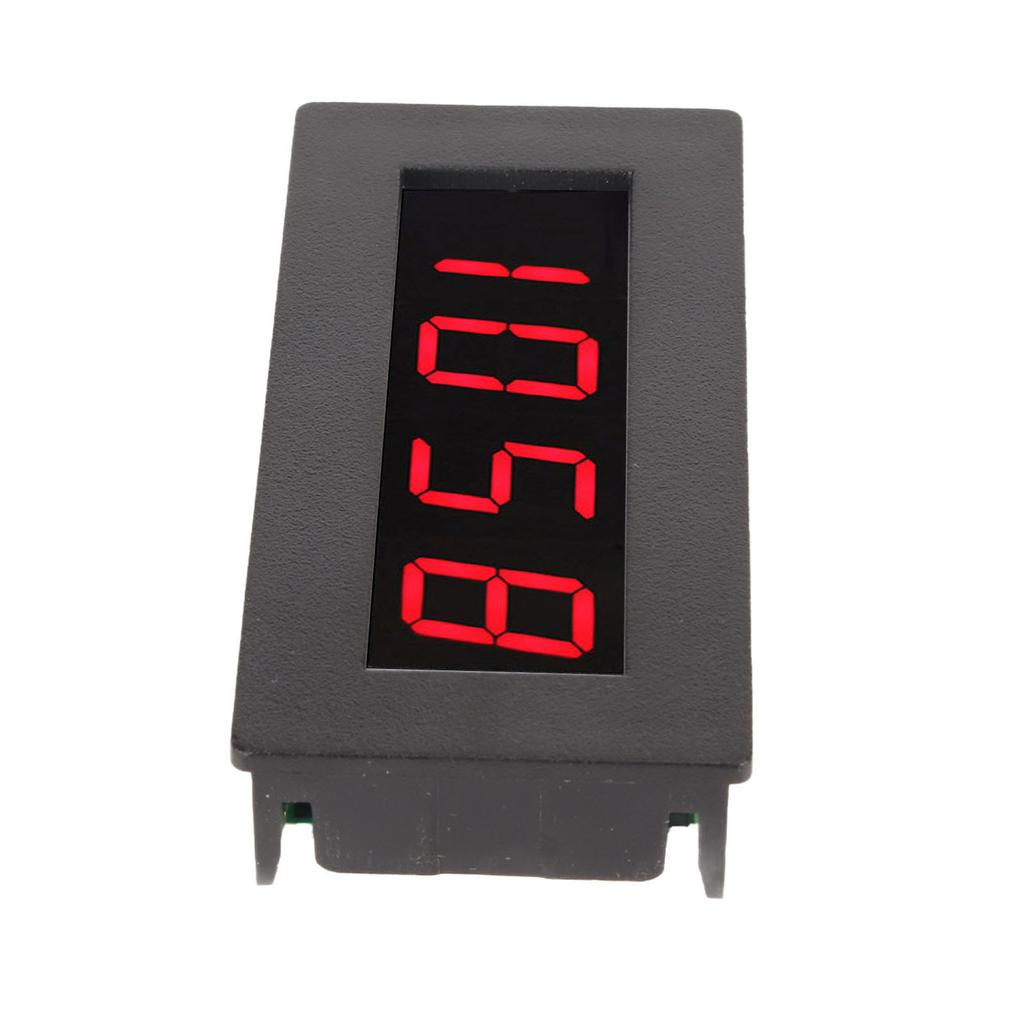 Digital Frequency Meter Speedometer   8 to 15V 0.56 in 5 to  9 RPM 4 LED Digital Display Frequency Tachometer