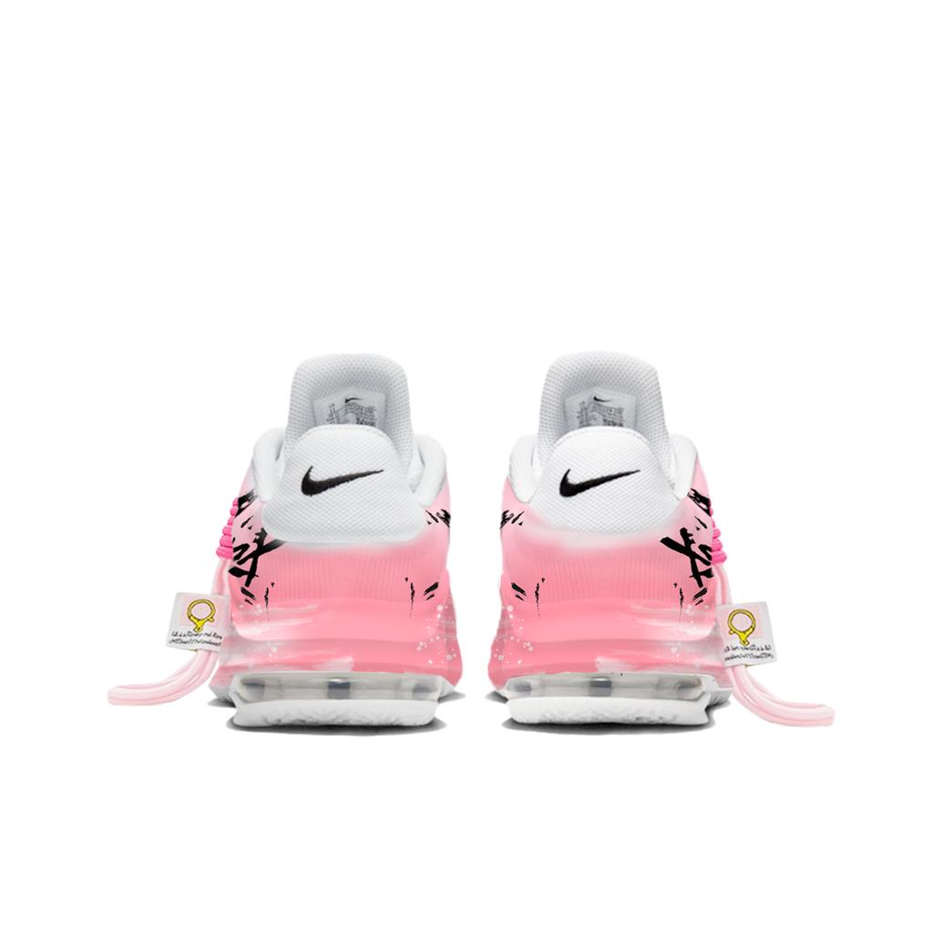 Nike Air Max Impact 4 Rosa Kirschblütenwind Einkaufstasche Modetrend Netz Mittelhohe Basketballschuhe Unisex DM1124-100(Team1004-LD)