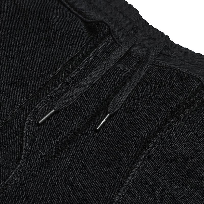 Fila Original Retro Classic Simple Fashion Solid Color Versatile Comfortable Cotton Knitted Tapered Casual Pants Men Bottoms F11M549603FBK