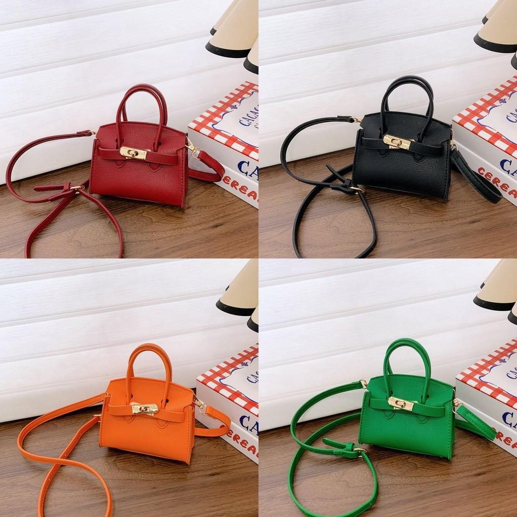 Children Pu Mini Kelly Bag With Breathable Fabric For Daily Use