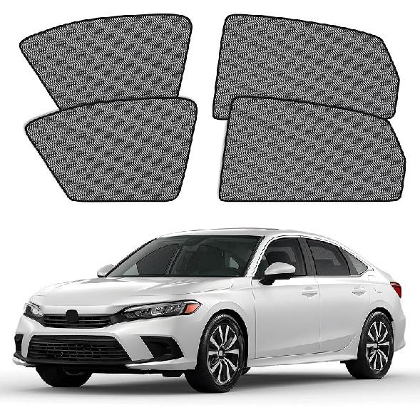 XCBYT Car Window Shade For -2024 Toyota RAV4 Window Covers Side Window Sun Shade Car Window Shade For Baby With Breathable Mesh Ulate Heat And UV For