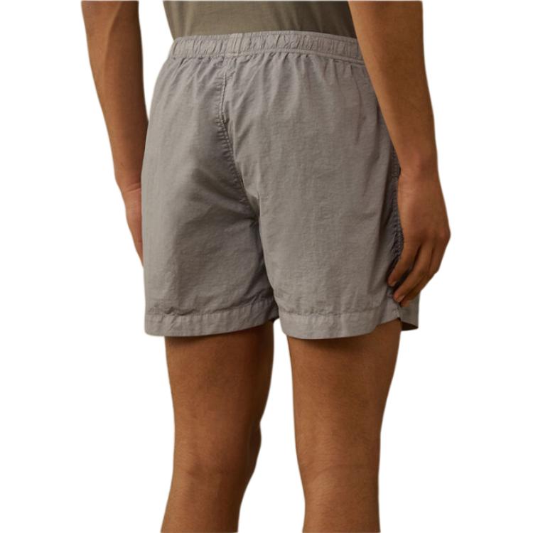 C.P. Company Solid Color Elastic Pocket Swim Shorts Men Swimwear Gray 18CMBW233A005991G916