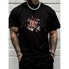 European Sizes Men's T-Shirt Street Style Casual Trendy Broken Promises Fist Graphic Pattern Mens Fashion Adults Men Casual Wear