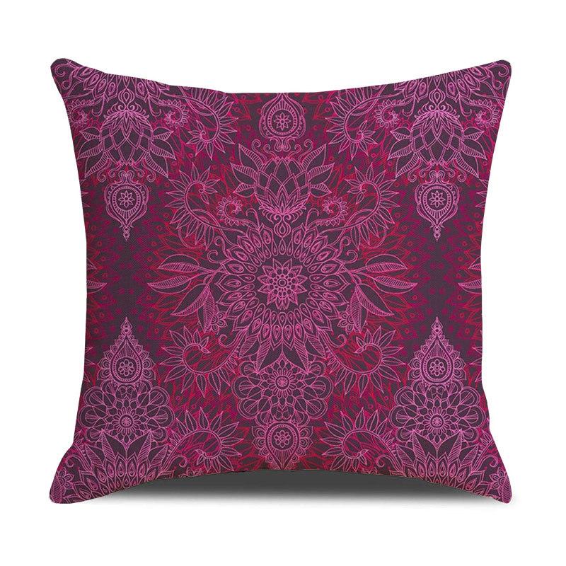 Pattern Printed Pillowcase Bedroom Sofa Cushion Cover Linen Pillowcase Geometric Nordic Style Side Sleeping