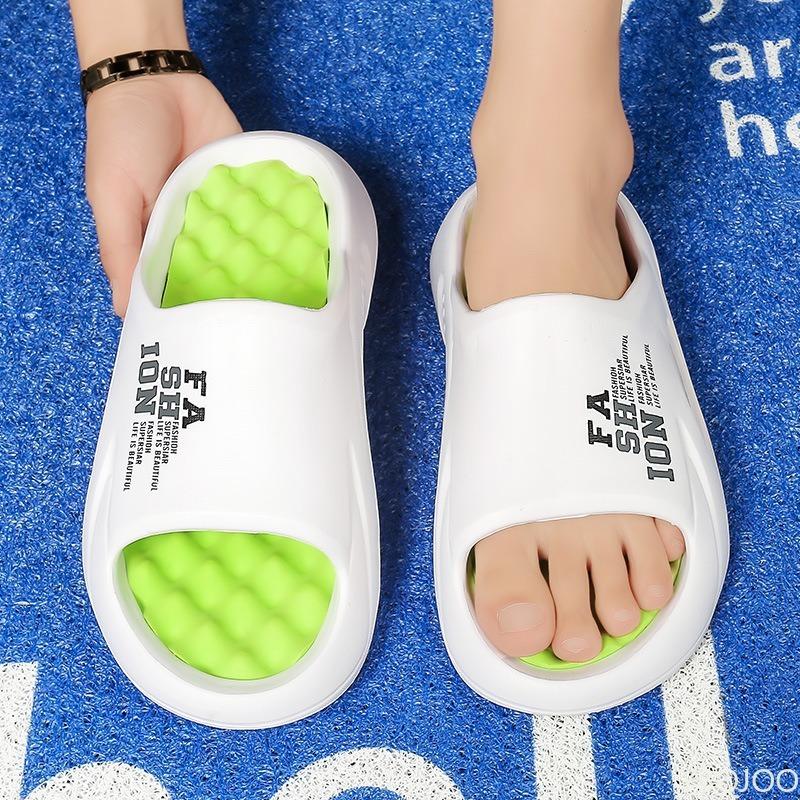 Niche Trend Versatile Thick Bottom Anti Slip Men's Slippers Bathroom Home and Outdoor Designer Men's Slippers