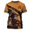 Mountain Bike Short-Sleeve T-Shirt, Custom Name for Cyclists