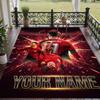 Custom Text Printed Rug Cristiano Ronaldo Non Slip Floor Carpet For Home Room Decor