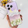 Voor Realme C63 C61 Narzo N61 N63 Hoesje Bloemen Vlinder Dames Mode Achterkant Transparant Zacht Slank Siliconen Bumper Shell