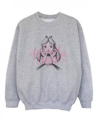 Boys Alice In Wonderland In A World Of My Own Sweatshirt