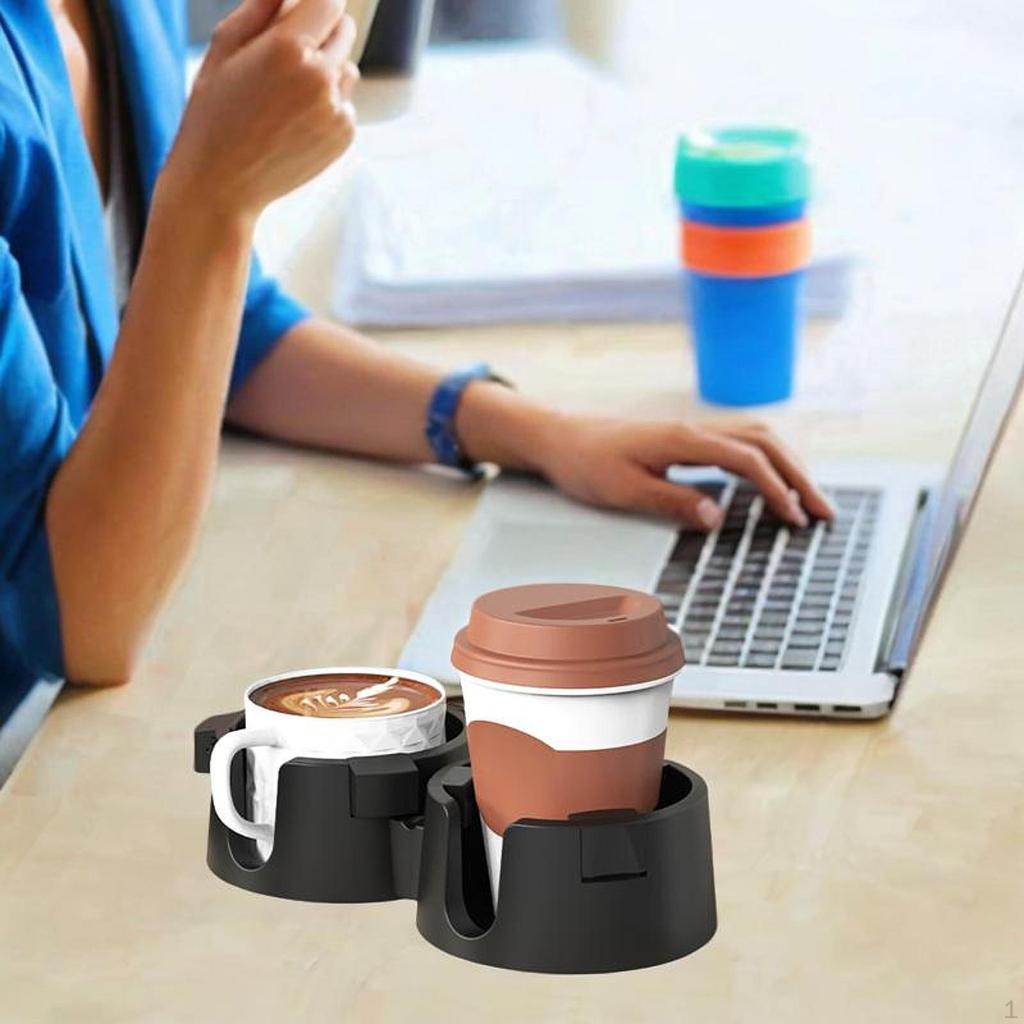 Beverage Holder Kitchen Tools Cup for Bedside Table Apartment Desktop Black