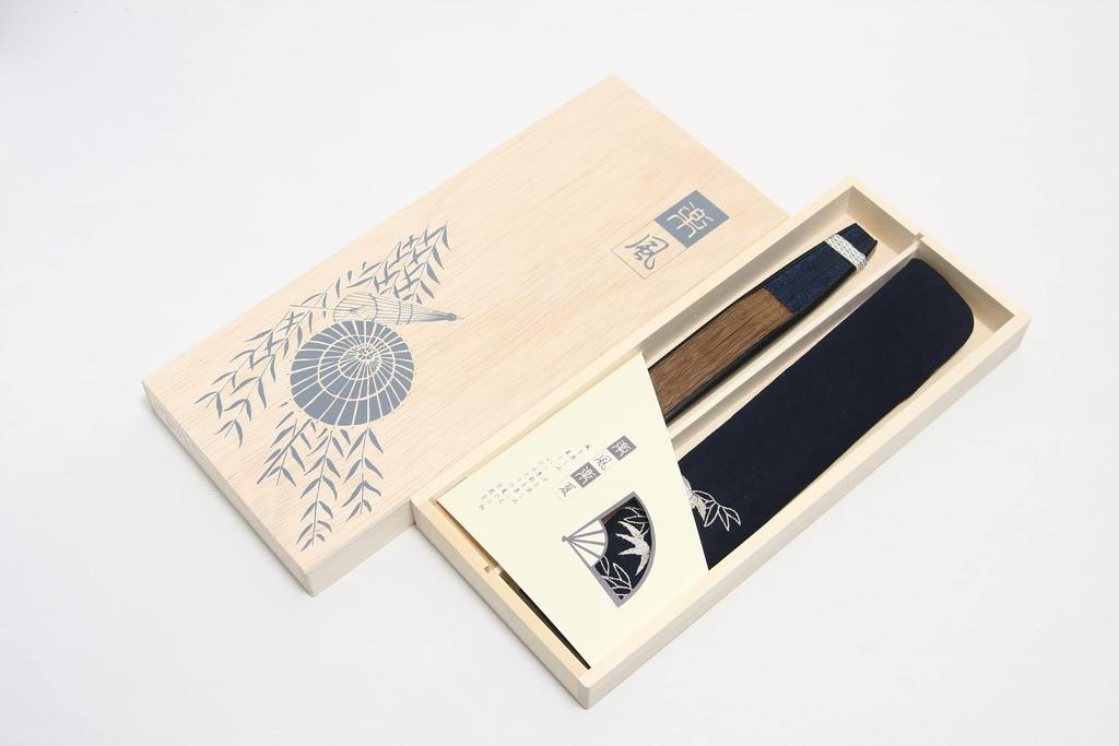 Kyoto Fan for 45 Short High Made by Kyoto Comes with Fan Paper Box [Hasegawa] Men, Ribs, Fabric, Quality, Craftsmen, Bag, (bamboo)