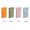 Unisex Leather Glasses Case with Automatic Snap Closure - Soft Cosmetic Storage Bag