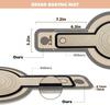 Silicone Bread Sling for Dutch Oven 2 PCS Non-Stick Reusable Bread Baking Mat with Long Handles Easy to Transfer Sourdough Bread