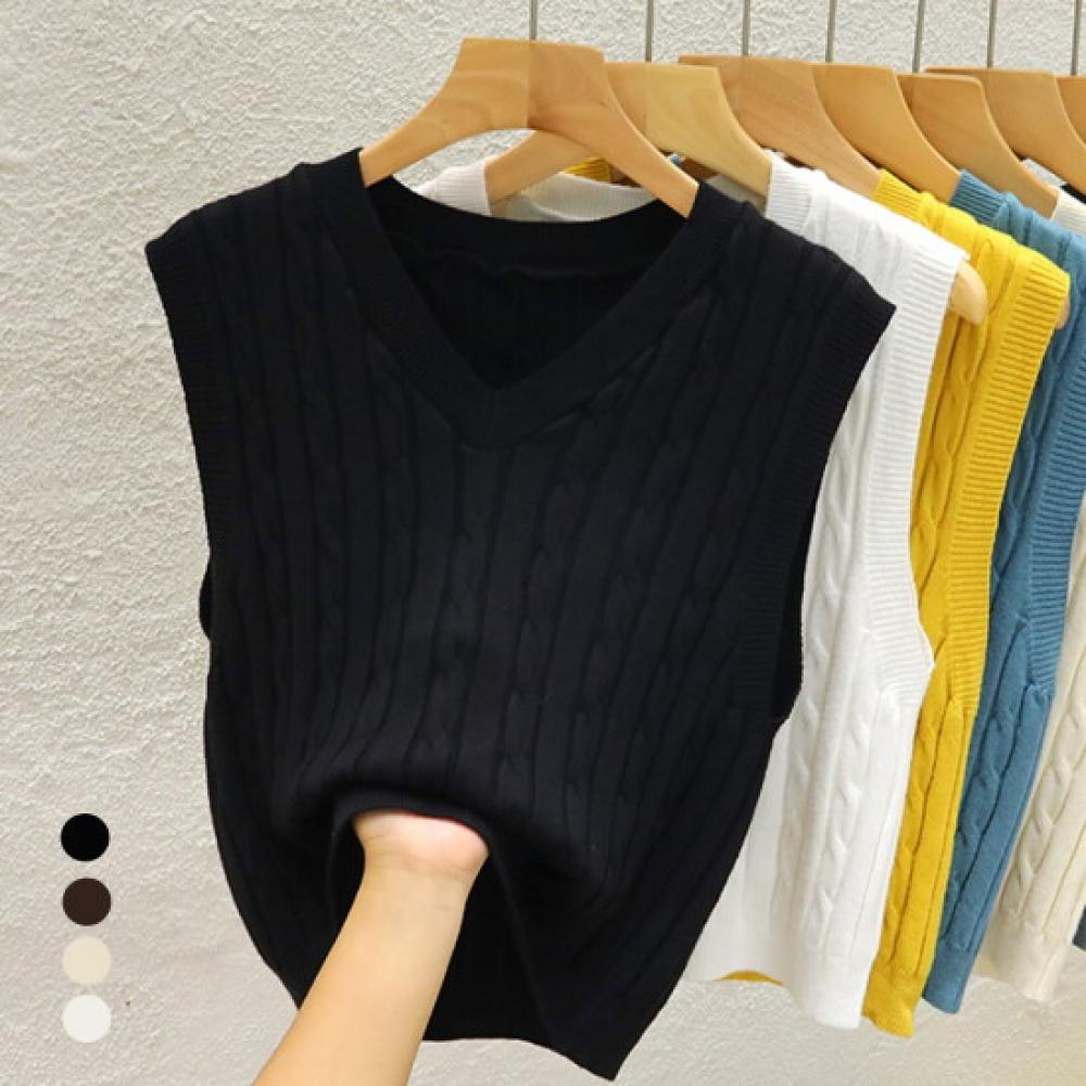 HwaSe Women S twiSt V Neck VeSt hb4fVt026c