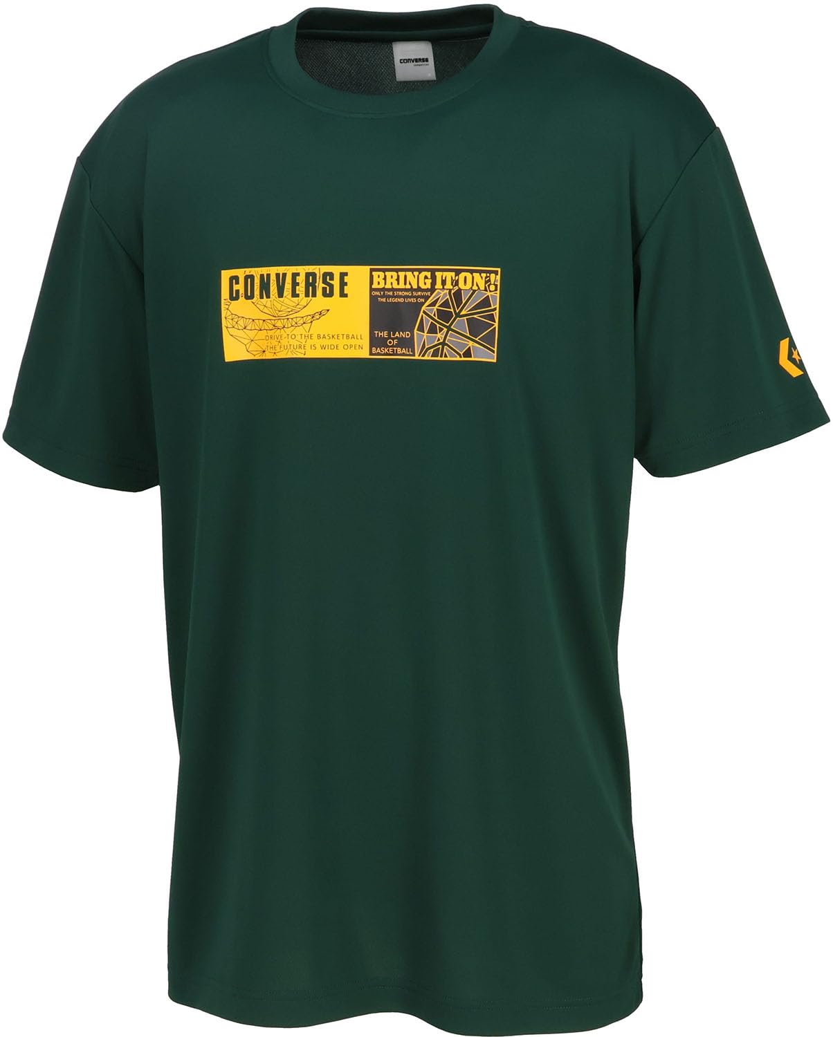 

Converse CB251360 Баскетбольная футболка с коротким рукавом с принтом, темно-зеленая