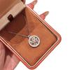 Rotatable Compass Necklace for Women, Light Luxury Niche High-End Design Pendant Accessory, Clavicle Chain Women's Jewelry with Rotating Feature