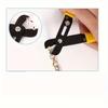 Jewelry Making Clamp - 2-Tone Manual Tool for Opening Bag Chains, Cutting Chains, Toothless Grip & Adjustable Wire Stripper